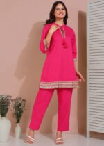 Ethnic Co-ord set (Pink) - Image 3
