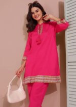 Ethnic Co-ord set (Pink)