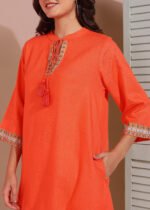 Ethnic Co-ord set (Orange) - Image 6