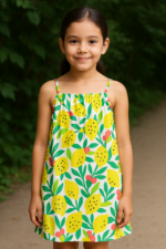 Lemon Zest Cotton Sundress - Image 3
